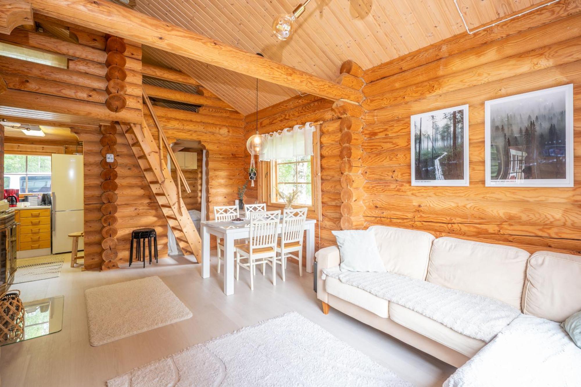 Lapin Villa Hiisi Joen Rannalla Ranua Buitenkant foto