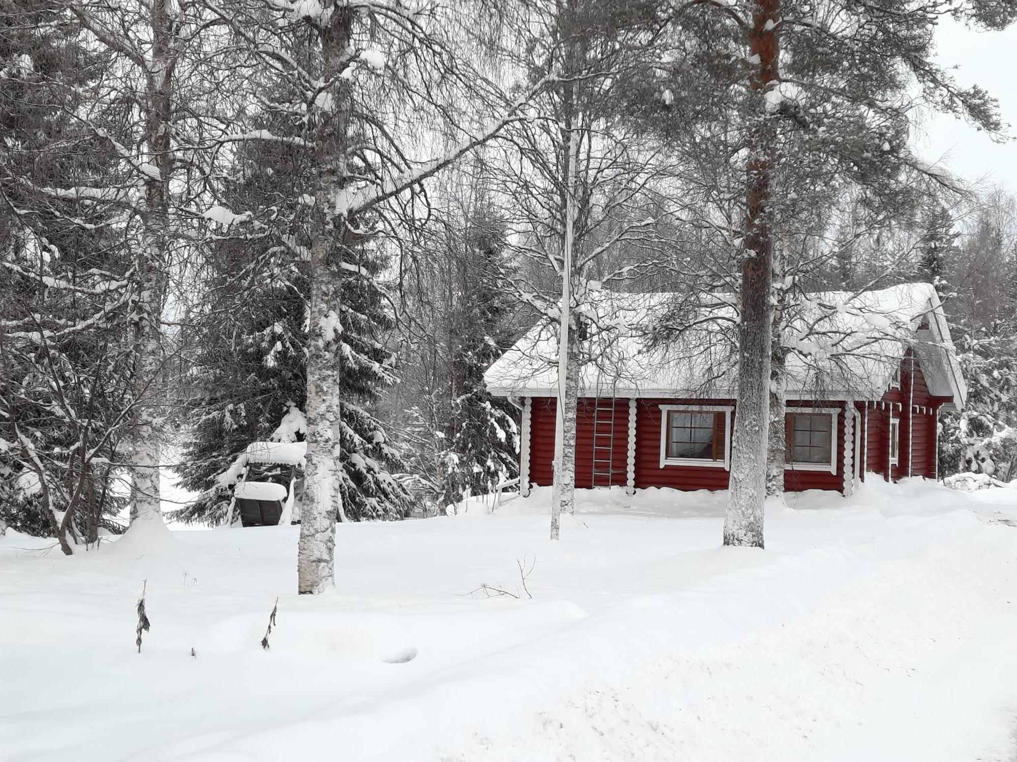 Lapin Villa Hiisi Joen Rannalla Ranua Buitenkant foto