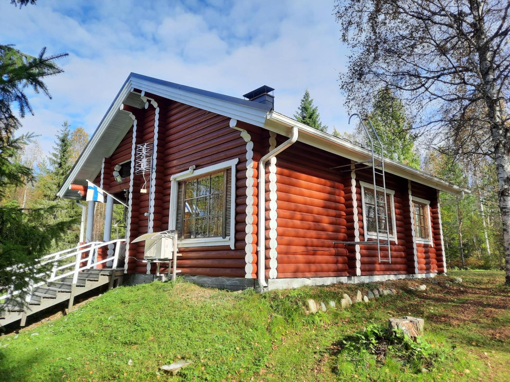Lapin Villa Hiisi Joen Rannalla Ranua Buitenkant foto